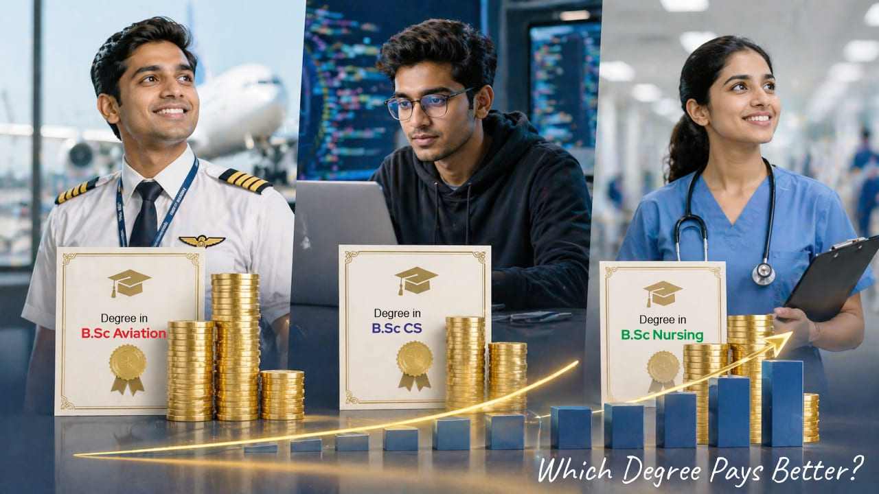 Which Degree Pays Better: B.Sc. Aviation, B.Sc. CS, or B.Sc. Nursing?
